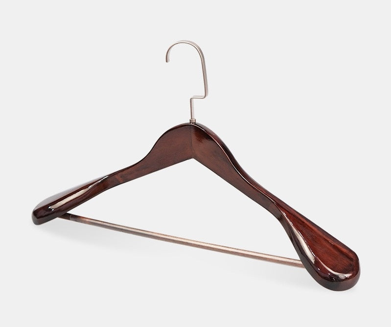 Premium Wooden Wide Shoulder Hangers – Available with Round or Flat Hook