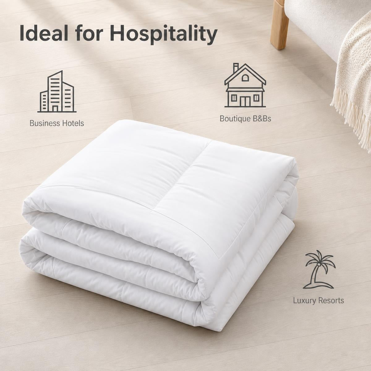 Hotel Duvet Insert | Custom Hospitality Bedding