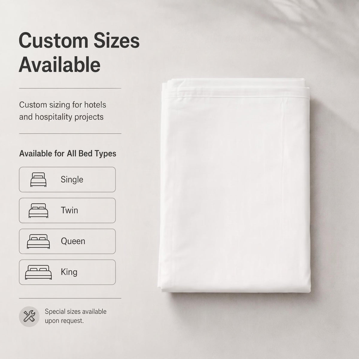 Hotel Bed Sheet | Custom Hospitality Bedding